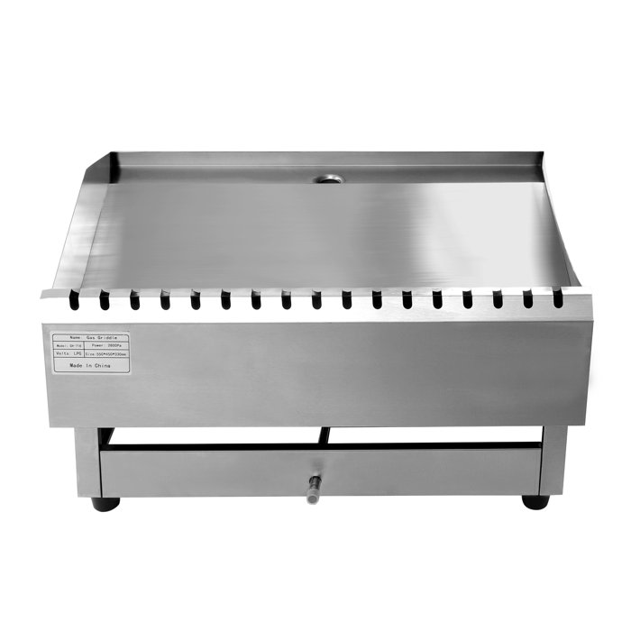 JOYDING Commercial Gas Griddle Countertop NonStick Flat Grill